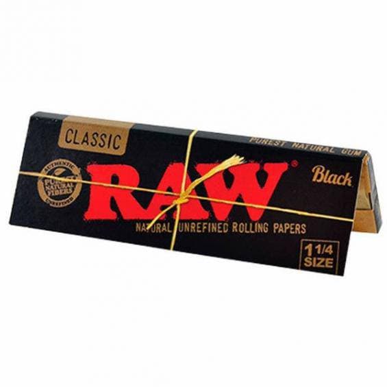 Raw Rolling Papers - Black (1-1/4) image